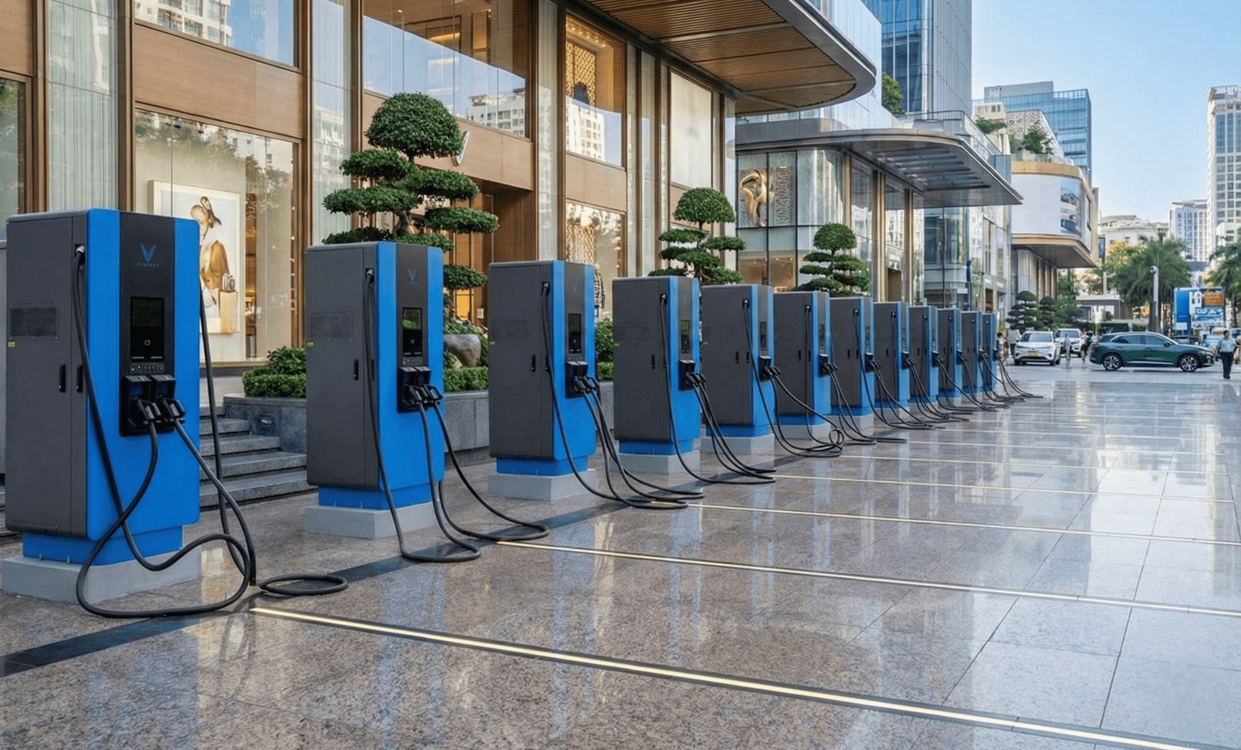 Trạm sạc VinFast - Dịch vụ trạm sạc vinfast chuyên nghiệp tại GCM